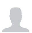 person gray photo placeholder man silhouette sign vector image