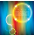colored rings vector image vector image