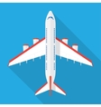 airplane view from above vector image
