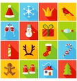 new year colorful icons vector image