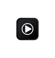 video play button icon modern design black vector image