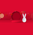 platform and podium for presentations festive vector image