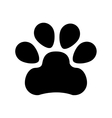 animal footprint isolated icon vector image