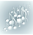 music note background design vector image vector image