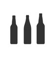 beer bottles vector image