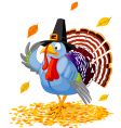 pilgrim turkey vector image vector image