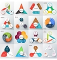 big set of elements for infographic vector image vector image