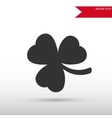 shamrock icon clover vector image
