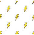 seamless pattern with lightning flat vector image
