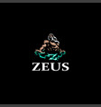 greek god zeus vector image