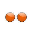 round sunglasses 3d summer sunglass shade vector image