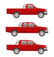 car pickup truck vector image