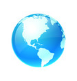 logo earth planet vector image