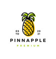 pine apple logo icon vector image vector image