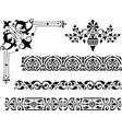 a set different design elements vector image