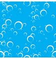 air bubbles in water seamless pattern vector image