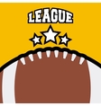 american football design vector image vector image