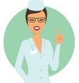young doctor vector image vector image