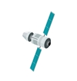 space station isolated vector image