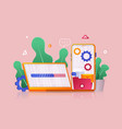 programming software concept 3d icon vector image
