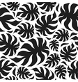 palm leaves seamless pattern vector image vector image