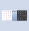 set of e-commerce icons shopping and online can vector image