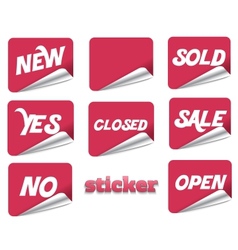 Set of labels and stickers Royalty Free Vector Image