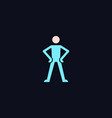 Body Language Concept Icon Royalty Free Vector Image