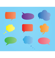 speech bubbles vector image