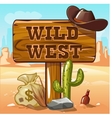 Wild west computer game background Royalty Free Vector Image