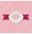 happy mothers day holiday card template vector image