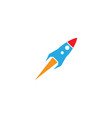 rocket logo vector image vector image