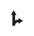 direction icon vector image