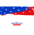 independence day of unites states 4th of july vector image vector image