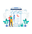 foetus development mobile app vector image