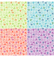 christmas seamless vector image vector image