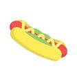 hot dog icon design template vector image