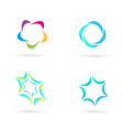 circle icons vector image