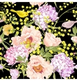 gentle spring floral seamless background vector image