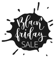 black friday hand written inscription vector image