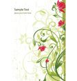 floral border vector image vector image