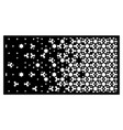 islamic laser pattern decorative panel vector image vector image