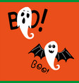 set two ghosts vector image