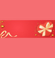 valentines day banner template romantic vector image vector image