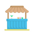 beach bar icon design template vector image