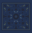 modern bandana print vector image vector image