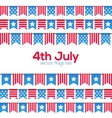 usa independence day fourth july national flag vector image vector image