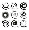 swirling icons vector image