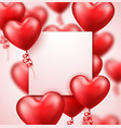 realistic valentines day design or wedding vector image vector image