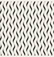 seamless black and white wavy lines pattern vector image